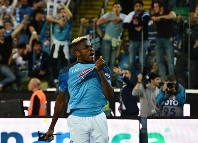 Osimhen ghi bàn giúp Napoli lên ngôi vô địch